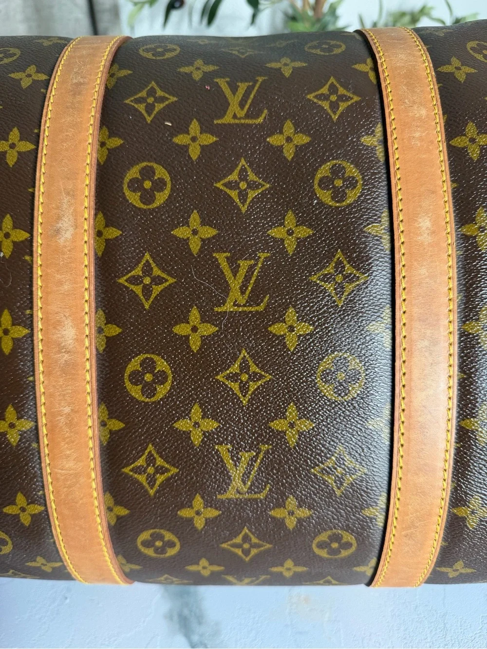 Louis Vuitton Brown Monogram Keepall Bando 60